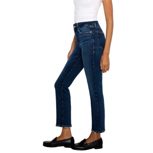 GOOD AMERICAN Good Legs Soft-Tech Indigo Straight Leg Jeans Size 15(30-34)